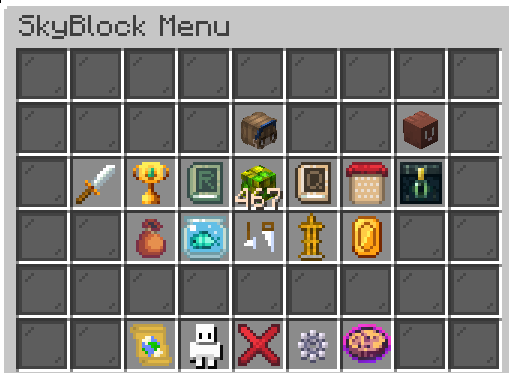 Skyblock Menu GUI
