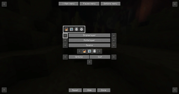 Selecting a button