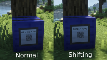 Item Drum displays