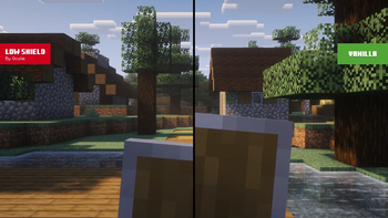 Low Shield vs Vanilla