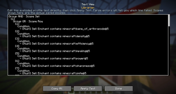 Condition Editor Text View