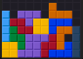 Tetris Blocks close up