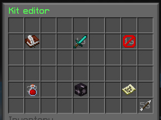 Admin kit editor options