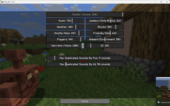 Category Threshold Menu