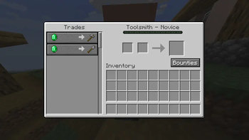 Bounties Button in Trade GUI