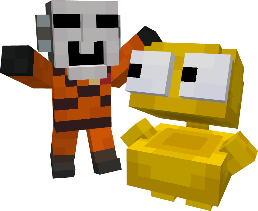 Mask scares a semibot