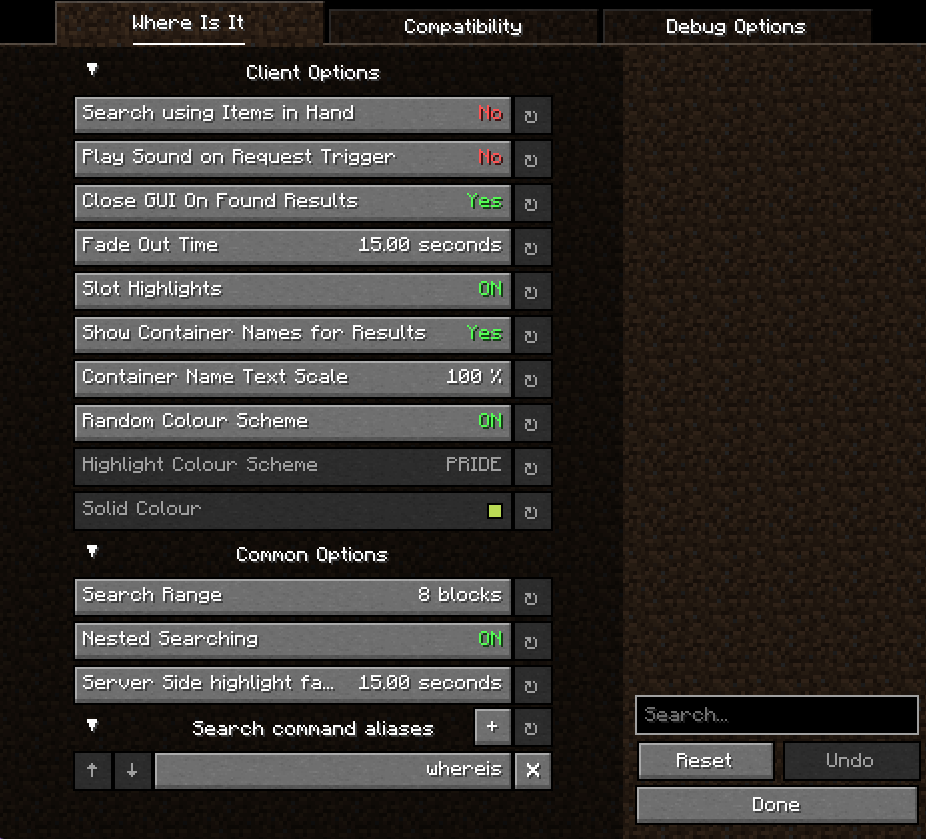Extensive Config