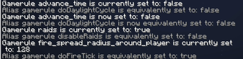 Command feedbacks