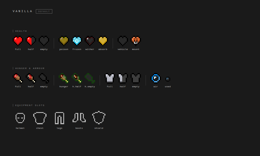 Vanilla Icons