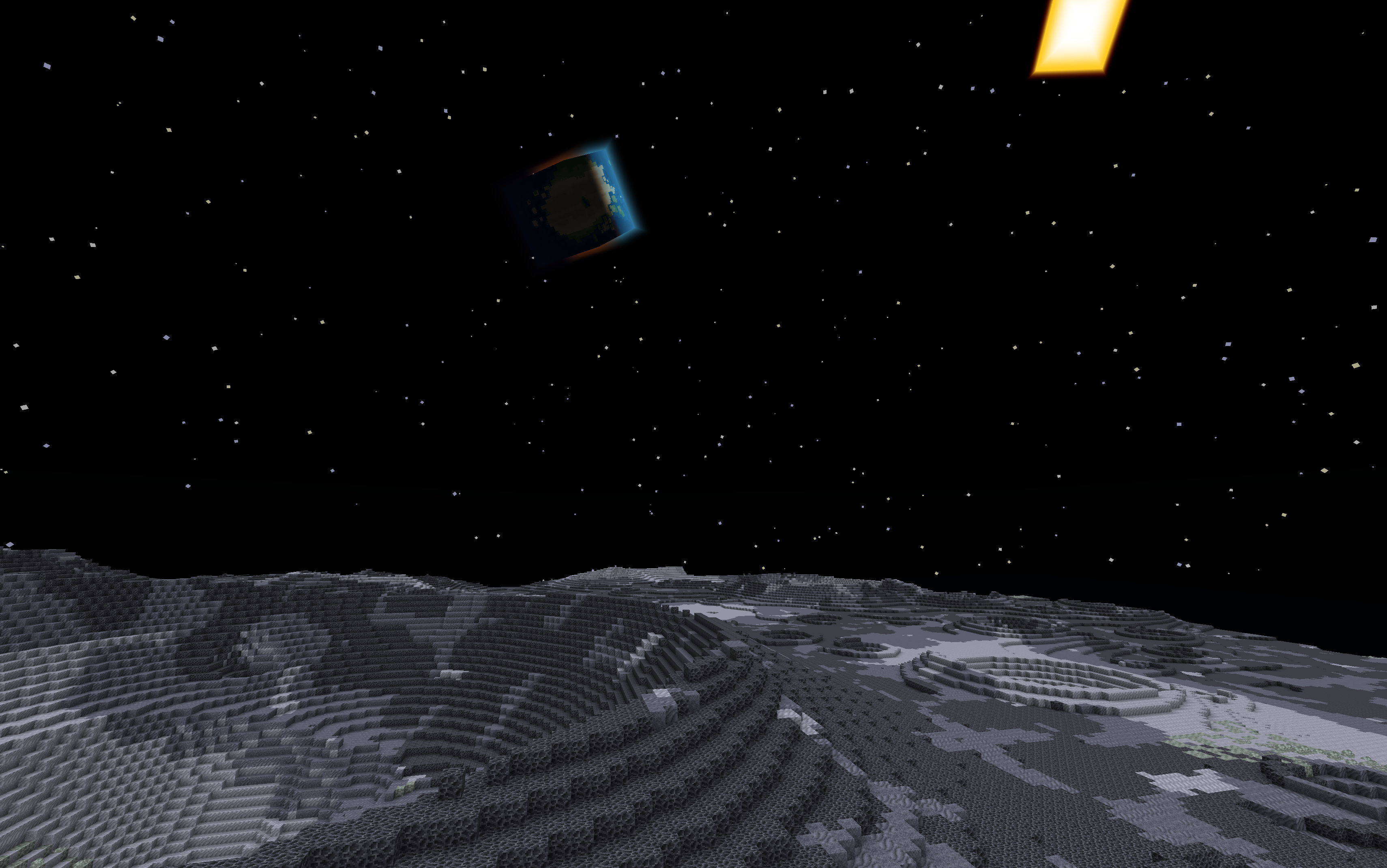 A View of the Earth from the surface of the Moon