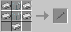 Crafting recipe 