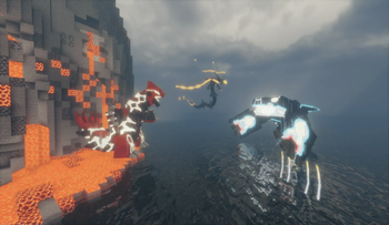 Primal Groudon and Kyogre with Mega Rayquaza