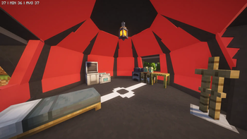 tent inside