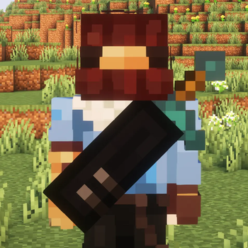 Black dyed scabbard with diamond sword