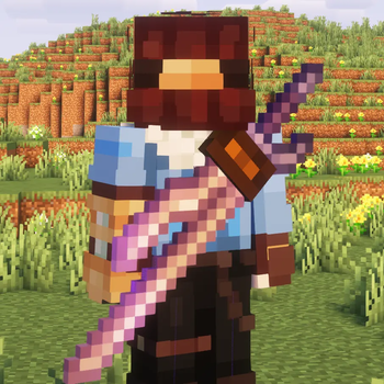 The default weapon holster with a Stygian Brass Tine Blade