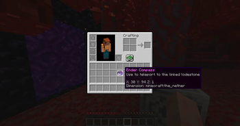 Ender Compass linked in The Nether