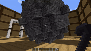 hitting a large sub-level with a crowbar