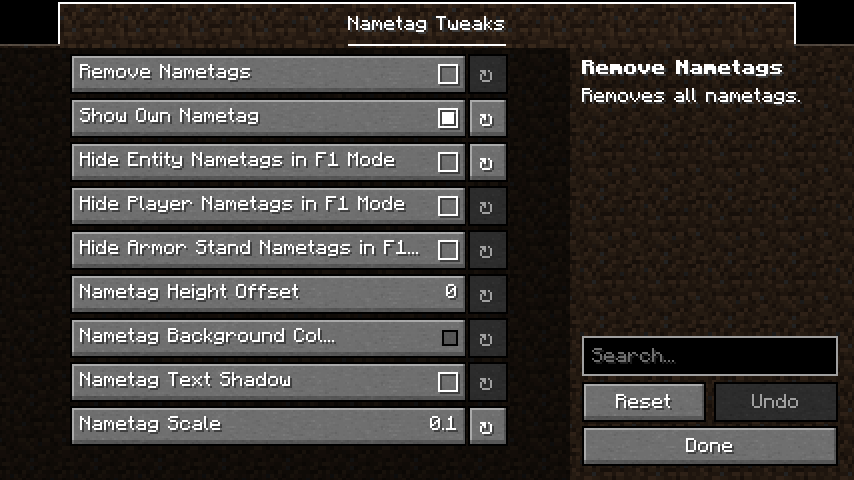Config Screen