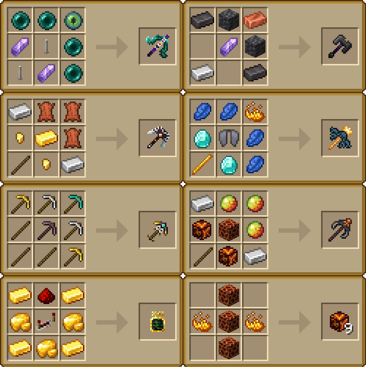 Crafting Recipes