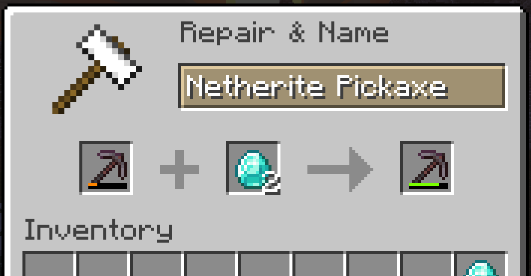 Netherite Repairing