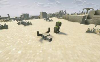 Cow Skull and Mini Cactus