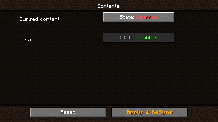 Dynamic repo contens