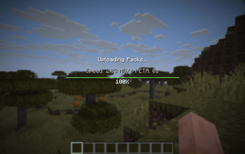Pack Uploading Progress (w/ Speed & ETA)