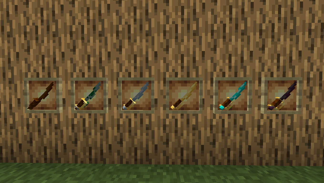 all swords in item frames
