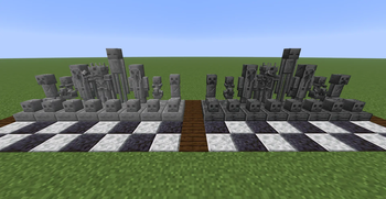 Chess Statues