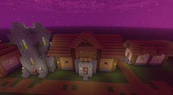 Early Night Village