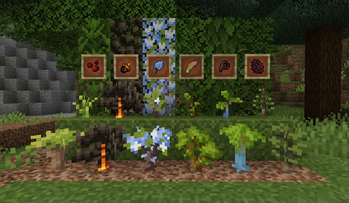 Some In-Game Saplings and Seeds!