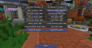 Noxesium Settings Menu