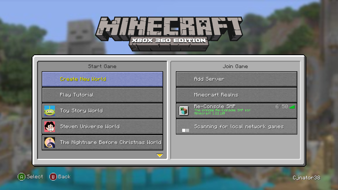 Old Play Game Screen