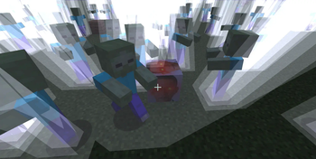 A whole bunch of zombies being electrified by the Super Obamium