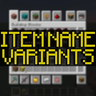 Item Name Variants
