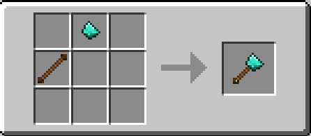 Excavator crafting recipe