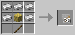 Iron Sign crafting recipe