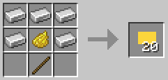 Crafting Yellow Iron Sign