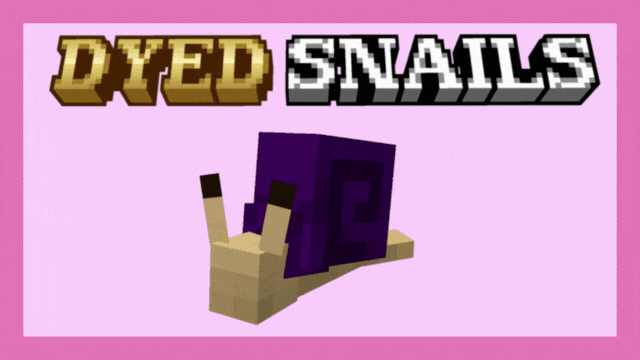 Dyed Snails