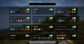 In-Game Config Screen