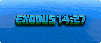 Exodus 14:27 Banner