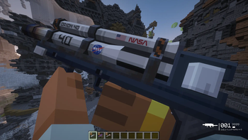 Skinned and custom modeled gun