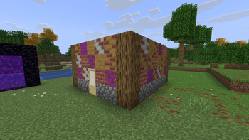 House with whitewashed bricks
