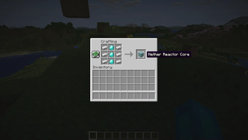 Nether Reactor Core crafting recipe