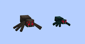 Spider and Cave Spider (Custom Models)