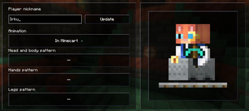 In Minecart pattern