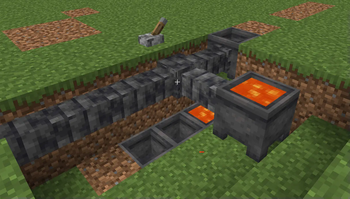 Creating lava