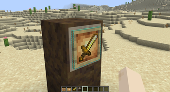 Item frame outline