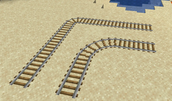 Lame Vanilla 90° rails vs. Curvy Rails