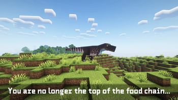 You are no longer the top of the food chain...